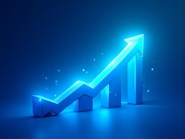 Abstract illustration representing digital growth and opportunity