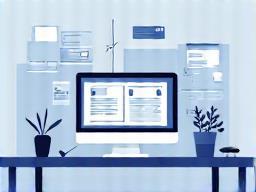 Illustration of digital tools for remote work setup
